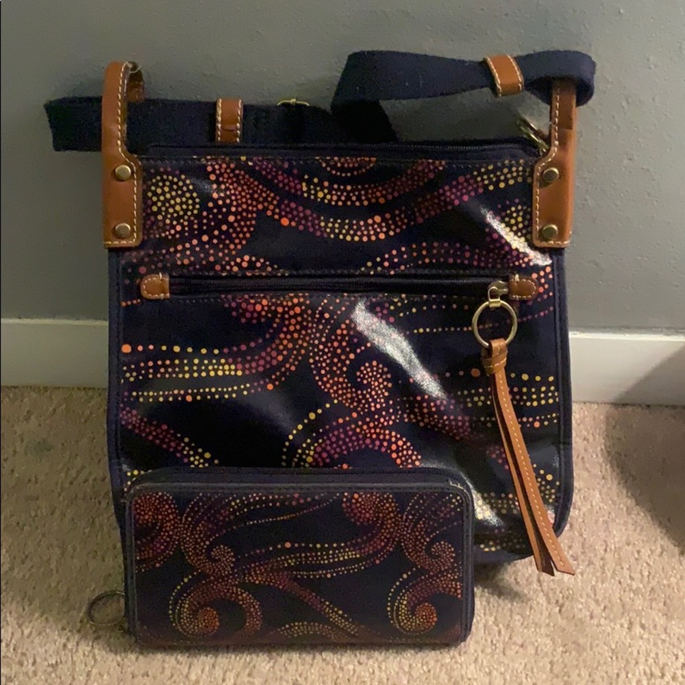 Fossil Crossbody and Wallet Set